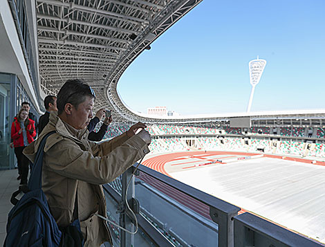 A press tour of Chinese journalists in Belarus