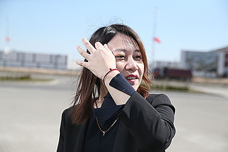 Chinese journalists on a press tour in Belarus