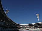 Chinese reporters visit Minsk Dinamo Stadium