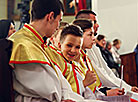 Пасхальное богослужение в костёле Воздвижения Святого Креста в Бресте