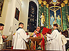 Пасхальное богослужение в костёле Воздвижения Святого Креста в Бресте