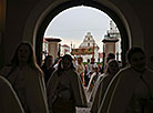 Крестный ход у архикафедрального костёла Пресвятой Девы Марии в Минске