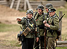 Tank biathlon at Stalin's Line