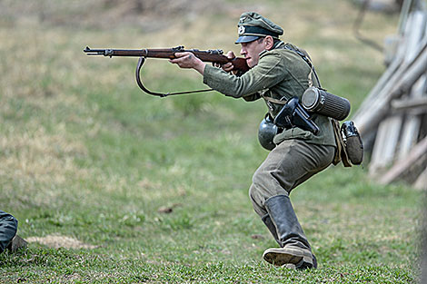 Tank biathlon at Stalin's Line