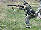 Tank biathlon at Stalin's Line