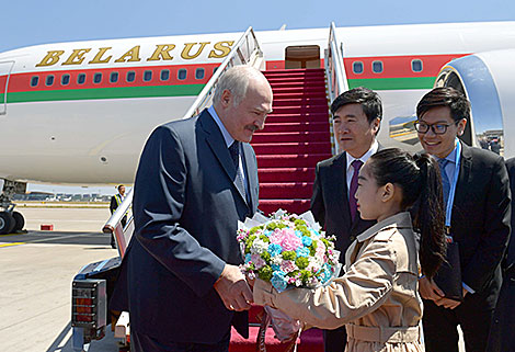 Aleksandr Lukashenko has arrived in China on a working visit