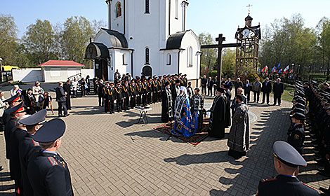 Траурная церемония к годовщине катастрофы на Чернобыльской АЭС в Минске 