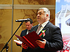 Belarus Information Minister Aleksandr Karlyukevich