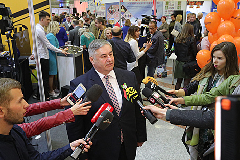 Belarus Information Minister Aleksandr Karlyukevich
