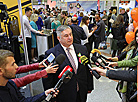 Belarus Information Minister Aleksandr Karlyukevich