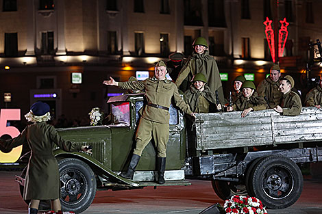 День Победы-2019 в Минске: праздничный концерт на площади Победы