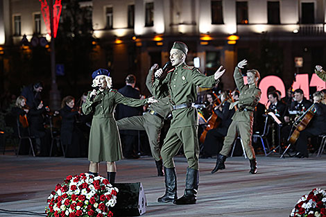 День Победы-2019 в Минске: праздничный концерт на площади Победы