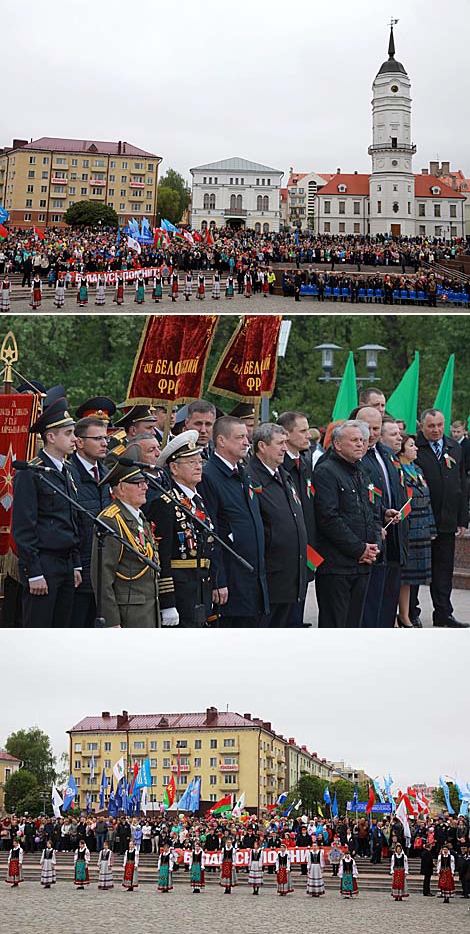 Victory Day celebrations in Mogilev