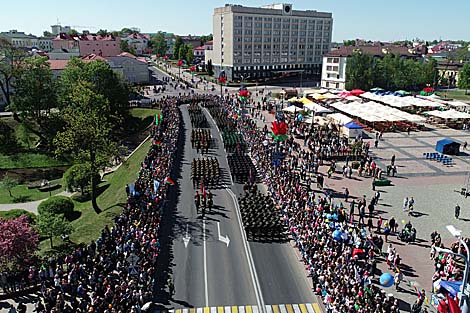 Святкаванне Дня перамогі ў Гродне