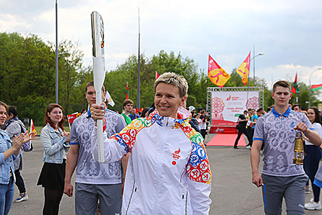 Olympic champion Yulia Nestsiarenka