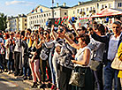 Flame of Peace of the 2nd European Games in Brest 