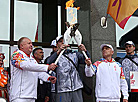 Flame of Peace relay arrives at OAO Grodno Azot