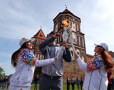 From Rome to Mir: Flame of Peace torch relay welcomed in Grodno Oblast