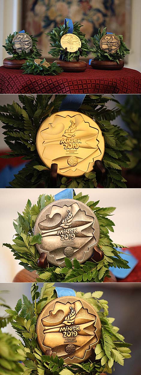 Презентация медалей II Европейских игр в Мирском замке 