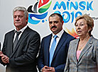 Церемония открытия фотовыставки "Беларусь олимпийская: яркие страницы"