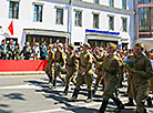 1944 partisan parade reenactment in Minsk