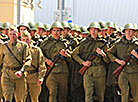 1944 partisan parade reenactment in Minsk