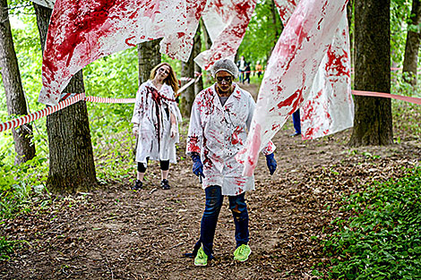 Забег Zombie Run у Жодзіне