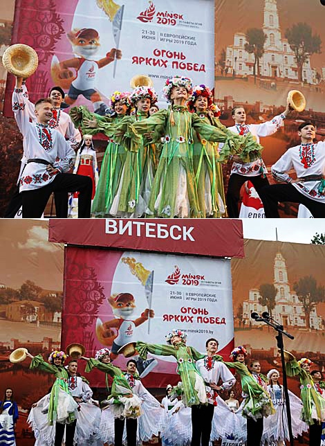 From Vitebsk to Braslav: 2nd European Games torch relay travels across Vitebsk Oblast