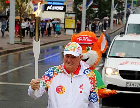 Flame of Peace relay reaches Vitebsk