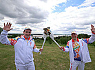 European Games torch relay in Braslav