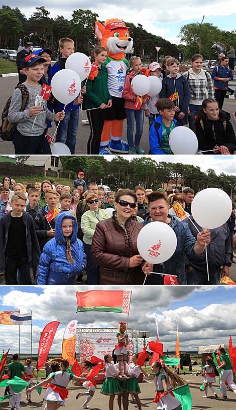 European Games torch relay in Braslav