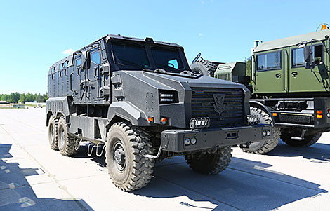 Minsk garrison troops prepare for a parade in honor of Independence Day 