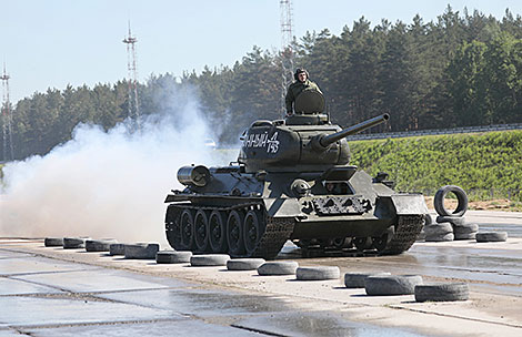 Minsk garrison troops prepare for a parade in honor of Independence Day 