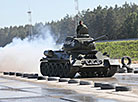 Minsk garrison troops prepare for a parade in honor of Independence Day 