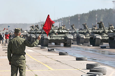Войскі Мінскага гарнізона рыхтуюцца да парада ў гонар Дня Незалежнасці