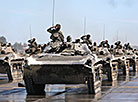 Minsk garrison troops prepare for a parade in honor of Independence Day 