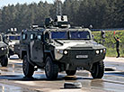 Minsk garrison troops prepare for a parade in honor of Independence Day 