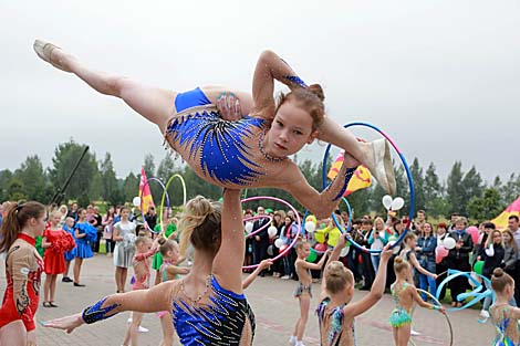 2nd European Games Flame of Peace torch relay arrives in Mogilev Oblast