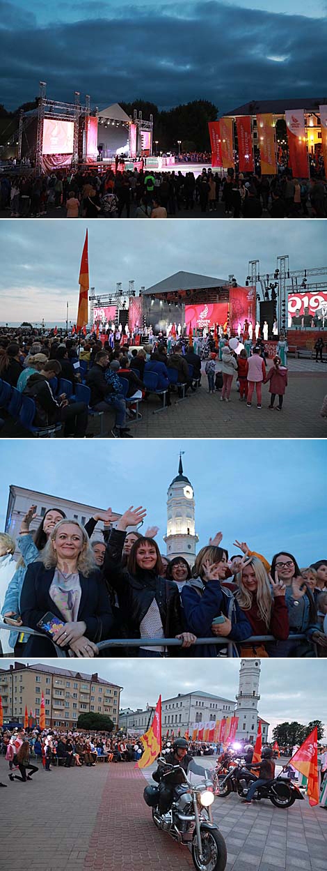 Mogilev welcomes Flame of Peace torch relay