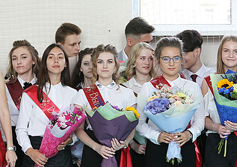 Апошні званок у мінскай гімназіі №75