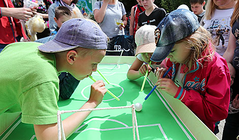 The City of Happy People festival in Maksim Gorky Park in Minsk