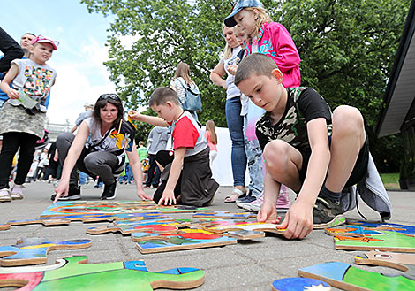 The City of Happy People festival in Maksim Gorky Park in Minsk