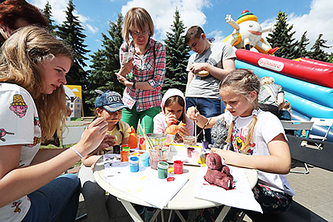 The City of Happy People festival in Maksim Gorky Park 