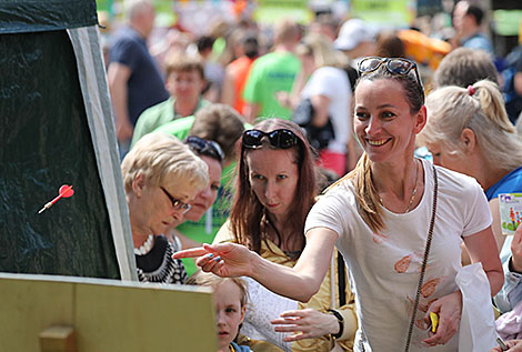 The City of Happy People festival in Maksim Gorky Park 