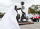 Firefighter sculpture unveiled in Minsk