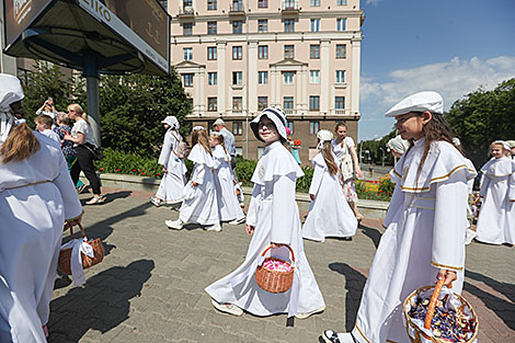 Каталіцкая працэсія Божага Цела ў Мінску