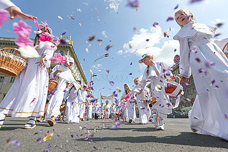 Corpus Christi Procession in Minsk