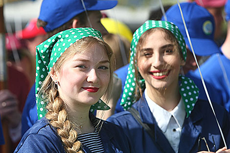 May Day celebrations in Grodno