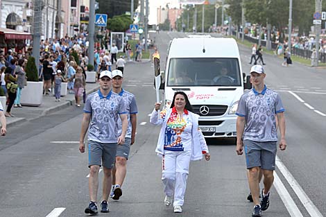 Art Director of the Valery Abel Circus, Francysk Skaryna medal holder Tatyana Abel