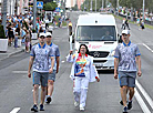 Art Director of the Valery Abel Circus, Francysk Skaryna medal holder Tatyana Abel